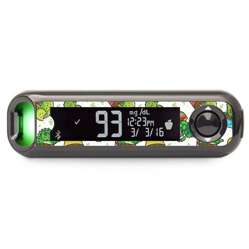 Peelz Cactus Cat for Bayer Contour© Next One Glucometer Peelz/Stickers