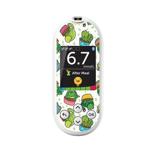 Peelz Cactus Cat for OneTouch Verio Reflect Glucometer Peelz/Stickers