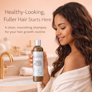 Glimmer Goddess® Organic Skin Care Organic Caffeine Shampoo for Hair Growth – Stimulating Formula Hair Growth
