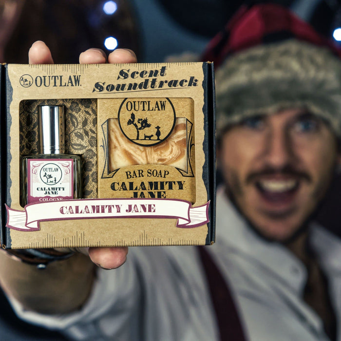 Outlaw Cologne & Handmade Soap Gift Set - The Scent Soundtrack