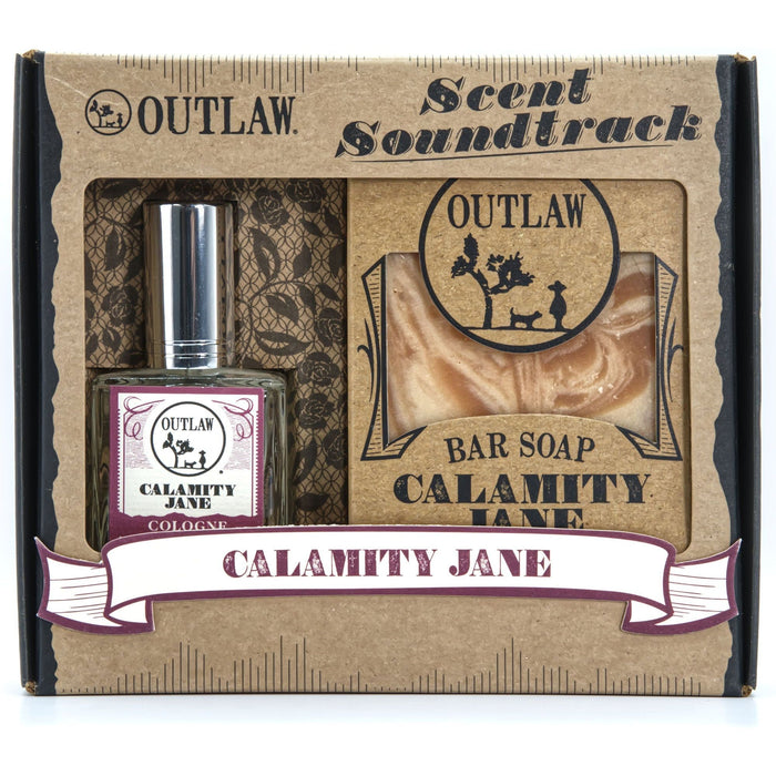 Outlaw Cologne & Handmade Soap Gift Set - The Scent Soundtrack