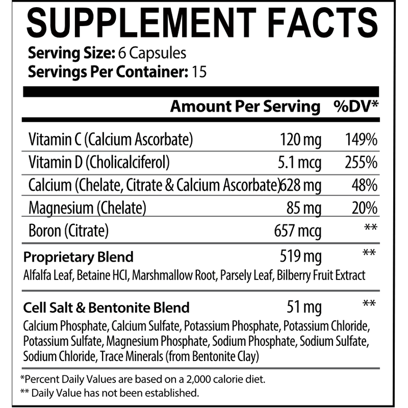 Energi Nutrition Calcium Complex Supplement