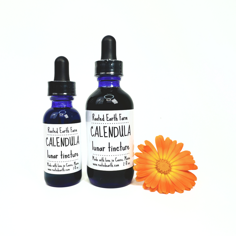 Rooted Earth Farm + Apothecary Calendula Tincture Tinctures + Capsules