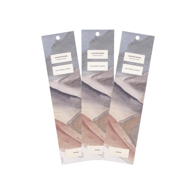 Juniper Ridge California Juniper Campfire Incense (20 Sticks) 3-Pack Incense