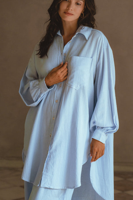 Calin Long Sleeve Oversized Shirt