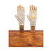 "The Cali" Oatmeal Melange Fingerless Glove with Paw Palm