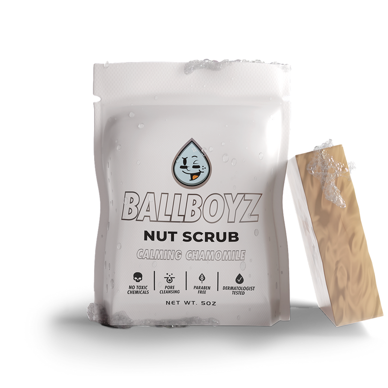 BALLBOYZ Calming Chamomile Nut Scrub Black