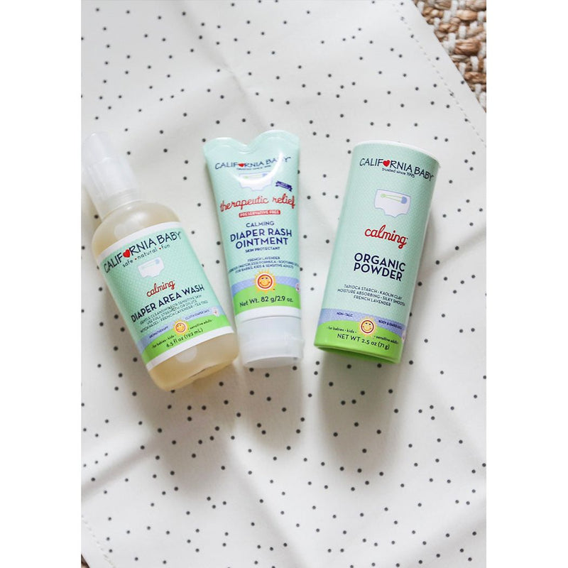 California Baby Calming™ Organic (Talc-Free) Powder Diaper Light Gray 2.5oz/71g