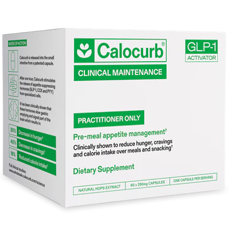 Calocurb Calocurb Clinical Maintenance GLP-1 Activator (60 x 250mg Capsules) Vitamins & Supplements