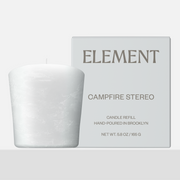 Element Brooklyn Campfire Stereo Candle Refill Candle Refills