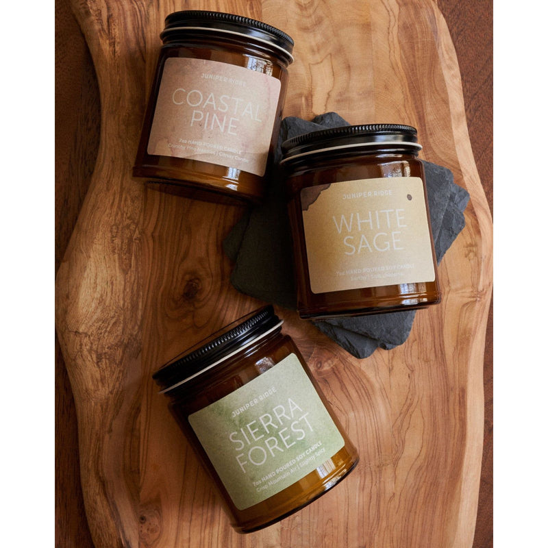 Juniper Ridge White Sage Essential Oil Candle Candles