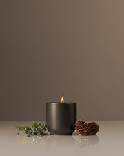 Homecourt Mini Candle Mini Candle Dark Olive Green Balsam Fireplace