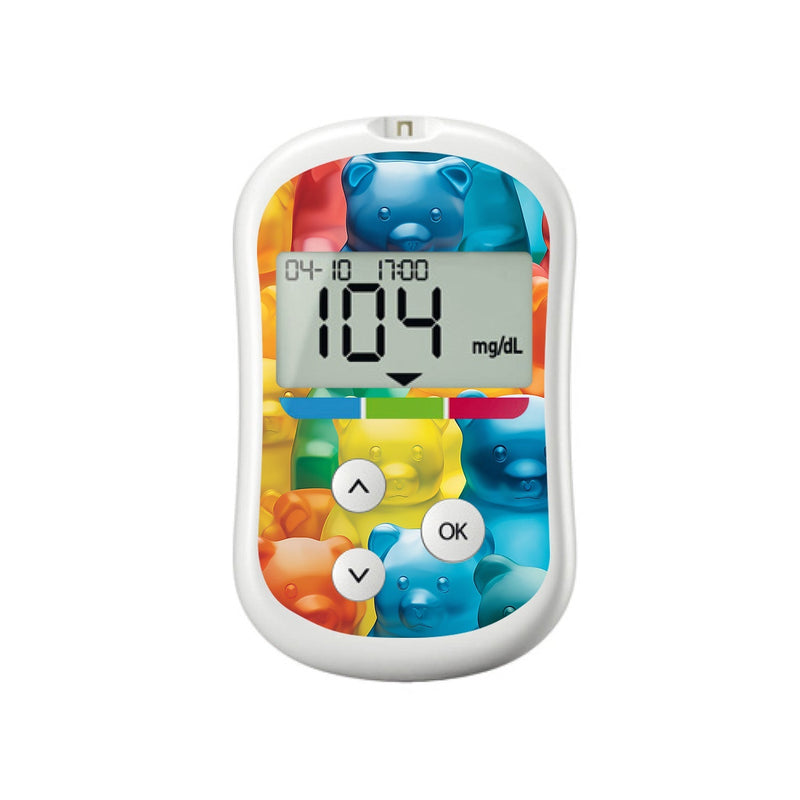 Peelz Candy Bear for OneTouch Verio Flex Glucometer Peelz/Stickers