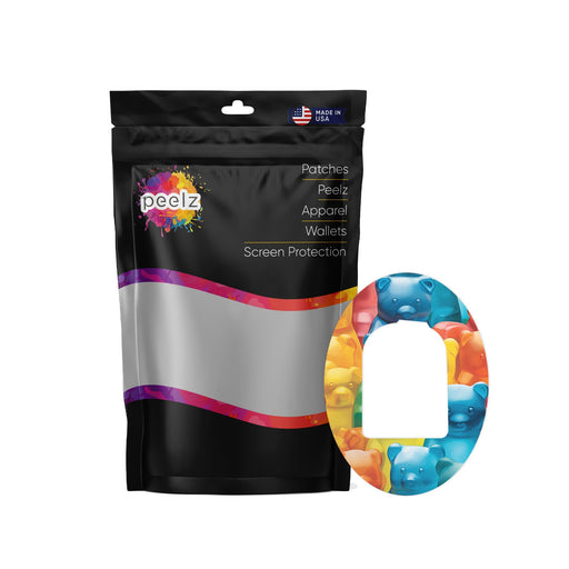 Peelz Candy Bears Pod Patch Tape - Pump Peelz Patch Medical Tape