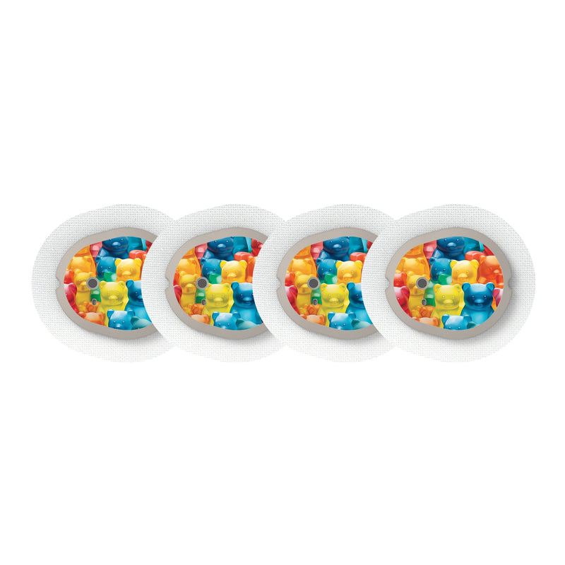Peelz Candy Bears Sticker Designed for the DEXCOM G7 and Stelo Transmitter Peelz/Stickers