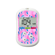 Peelz Candy Canes Sticker for OneTouch Verio Flex Glucometer Peelz/Stickers