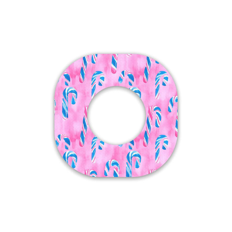 Peelz Candy Canes Dexcom G7 and Stelo Patch Tape - Pump Peelz Patch Medical Tape