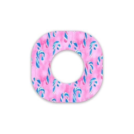 Peelz Candy Canes Dexcom G7 and Stelo Patch Tape - Pump Peelz Patch Medical Tape