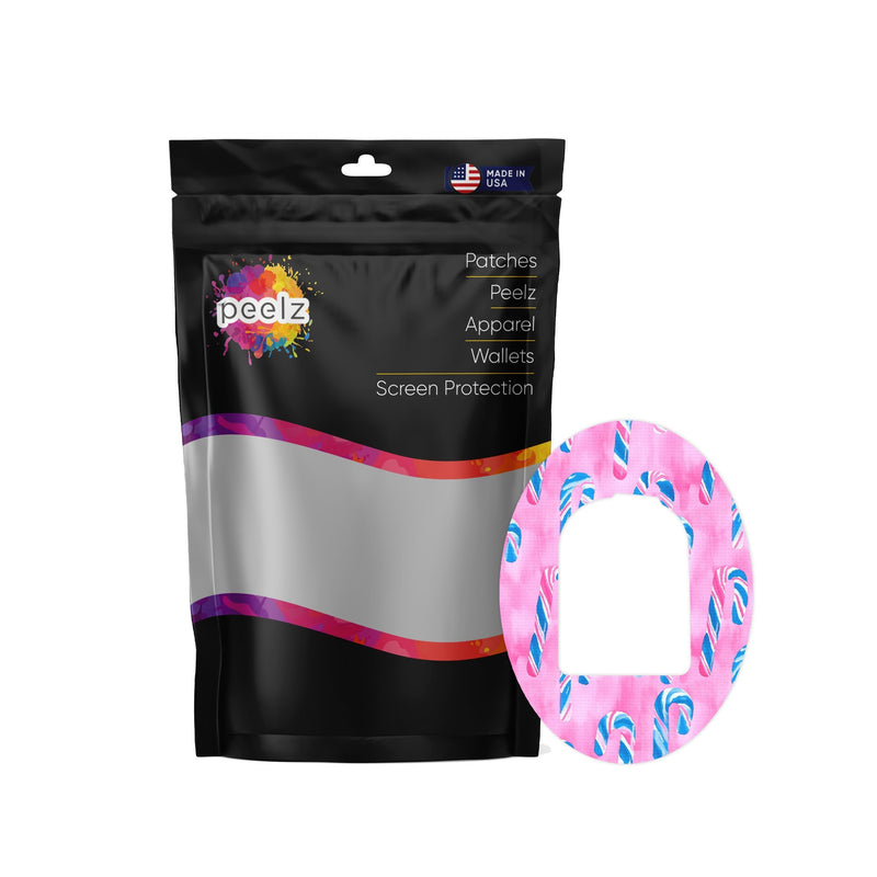 Peelz Candy Canes Pod Patch Tape - Pump Peelz Patch Medical Tape