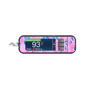 Peelz Candy Canes Sticker for Bayer Contour Next Glucometer Peelz/Stickers