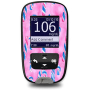 Peelz Candy Canes Sticker for the Accu-Chek Guide Glucometer Peelz/Stickers