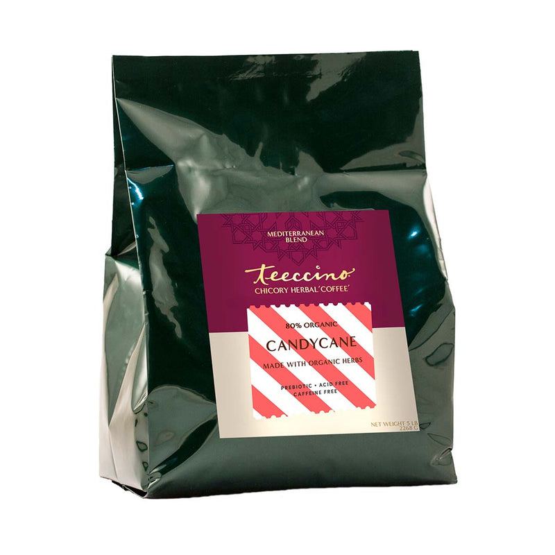 Teeccino Candy Cane Chicory Herbal Coffee Herbal Coffee
