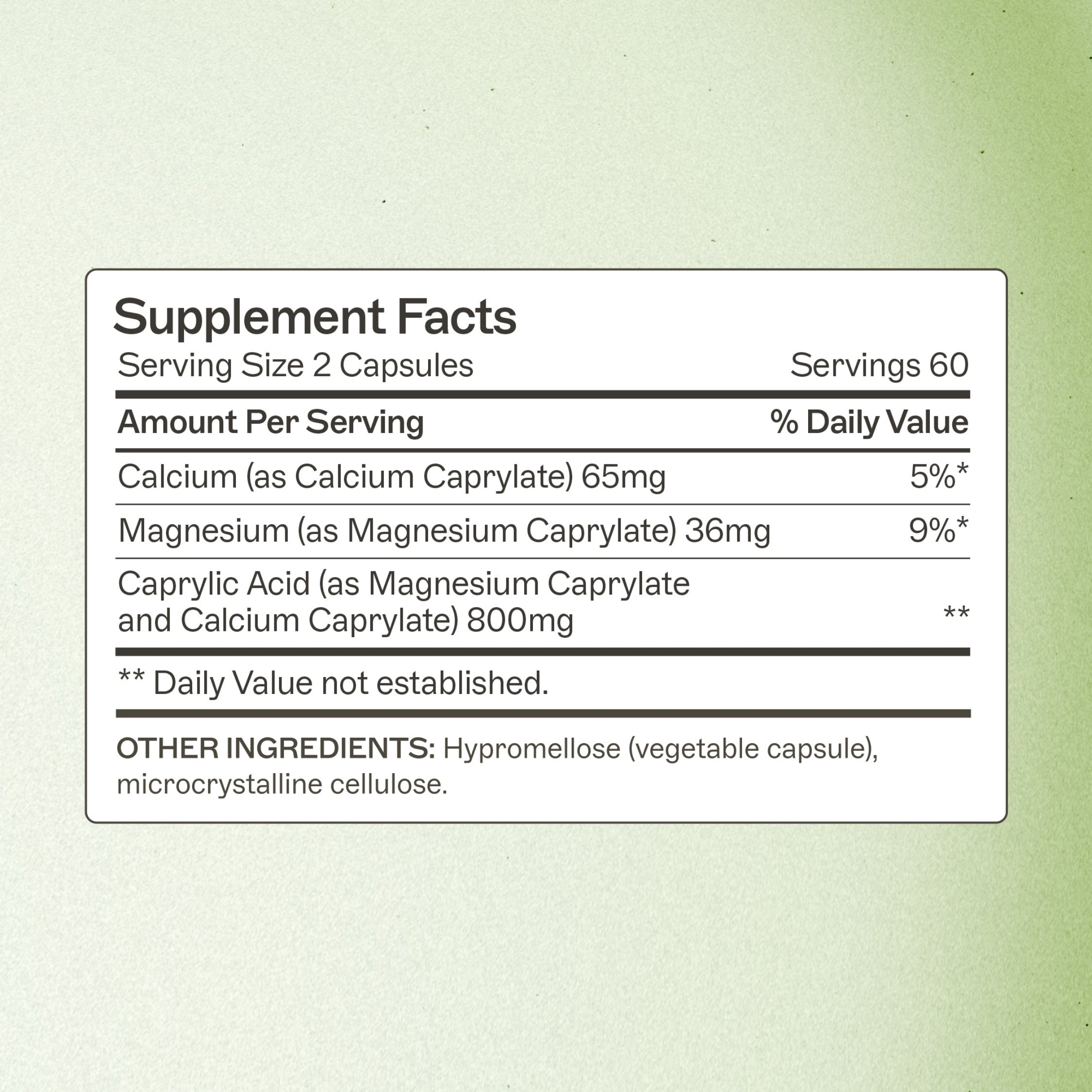 Caprylic Acid — Pasteur Pharmacy