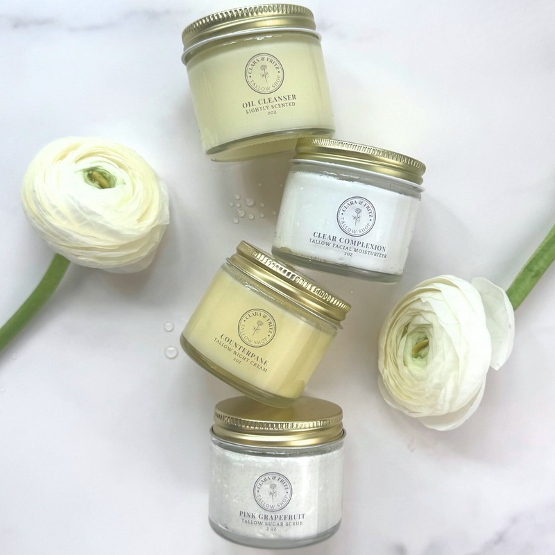 Clara & Fritz Tallow Shop Tallow-Based Oil Cleanser Facial Cleansers
