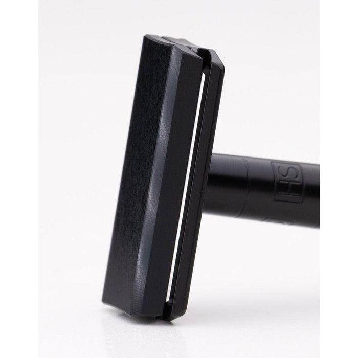 Henson Shaving Jet Black Aluminum Medium Safety Razor [AL13-V2]