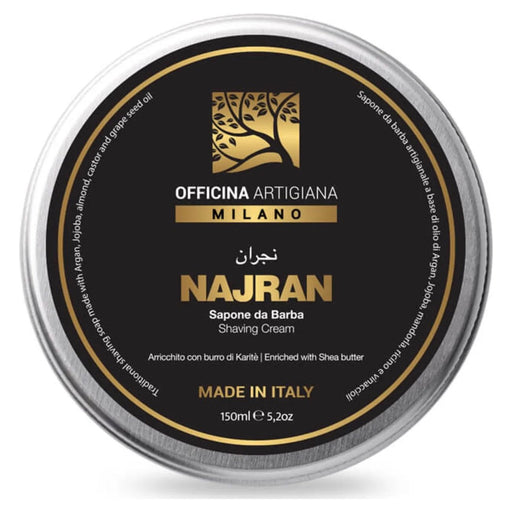 Officina Artigiana Milano Najran Shaving Soap in Glass Jar 150ml