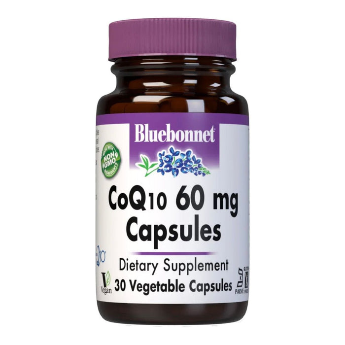Bluebonnets CoQ10 60 mg 30 Vegetarian Softgels