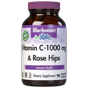Bluebonnet BlueBonnet Vitamin Plus Rosehips C 1000 mg, 90  Vegetable Capsules Vitamin Supplement