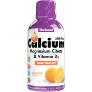 Bluebonnet Bluebonnet Liquid Calcium Magnesium Citrate Plus Vitamin D3, Orange, 16 oz Liquid Vitamin Supplement