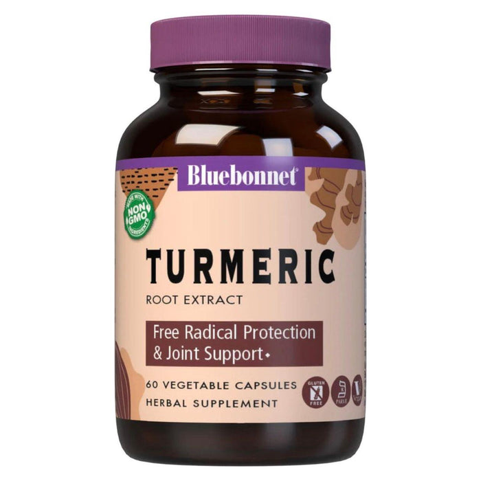 Bluebonnet Standardized Turmeric Root Extract 60 Vegetable Capsules