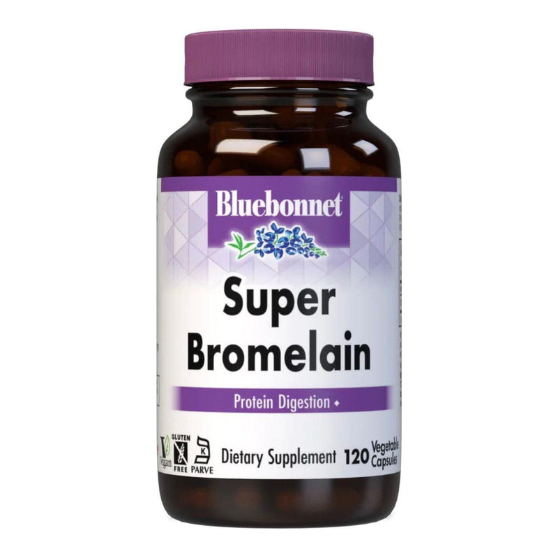 Bluebonnet Bluebonnet Super Bromalain 500mg (2400 GDU/gm) 120 Vegetable Capsules Dietary Supplements