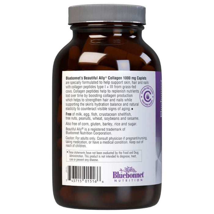 Bluebonnets Beautiful Ally Collagen 1000 mg, 90 Caplets