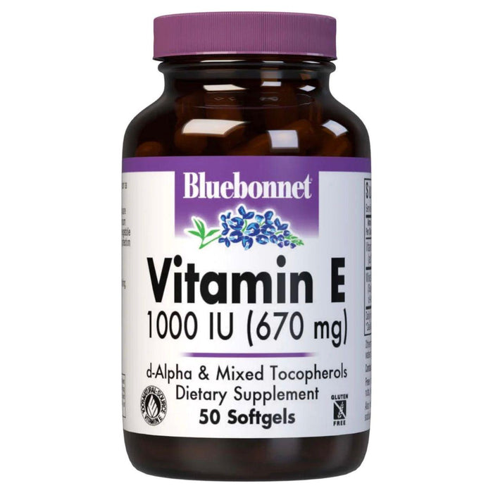 Bluebonnet Nutrition Natural Vitamin E 1000 IU - 100 Softgels