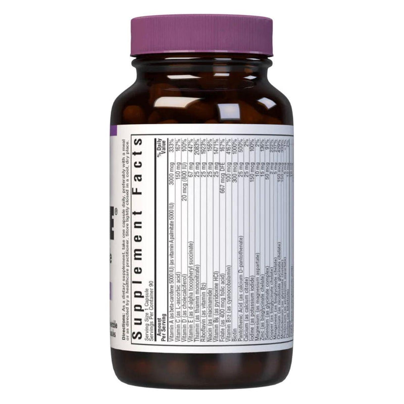 Bluebonnet Bluebonnet Multi One Iron Free, 90 Vegetable Capsules Dietary Supplements