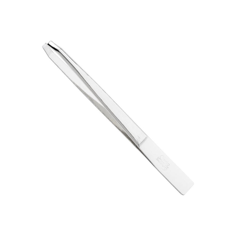 Credo Credo Tweezers 3 Rounded Tip Matt Chromium - 16 Oz Cosmetics