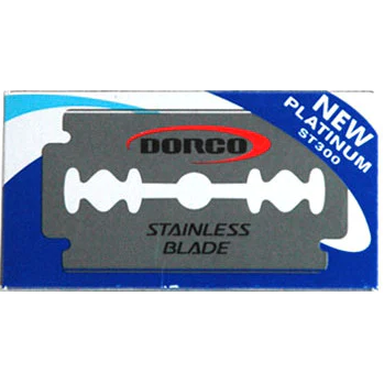Dorco St300 Platinum Double Edge Razor Blades 10x10 Pack