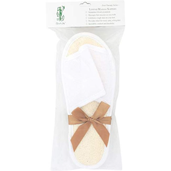 Touch Me Loofah Slippers Size: 7-9 M [242-40]