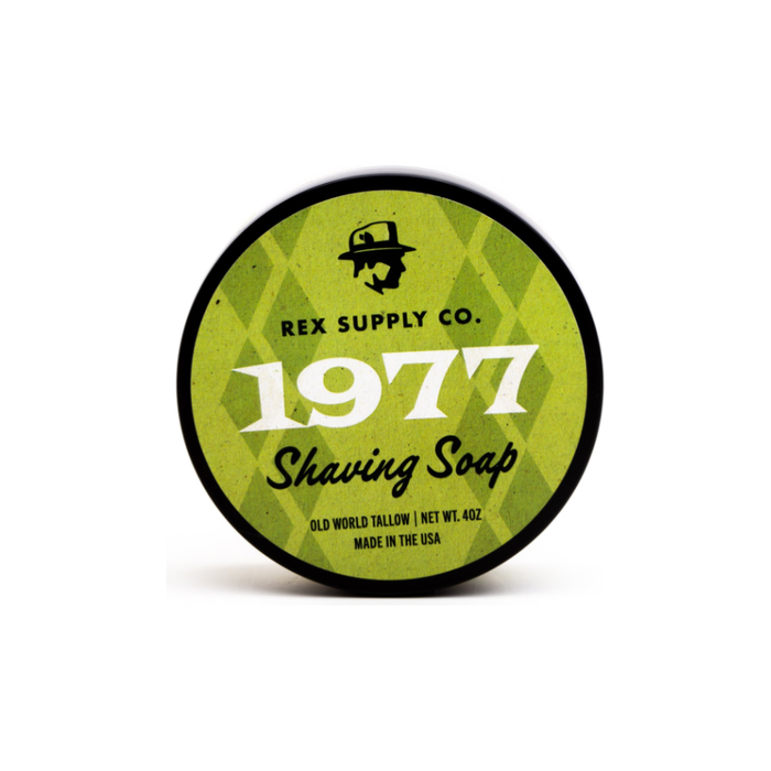 Rex Supply Co. 1977 Old World Tallow Shaving Soap 4 Oz