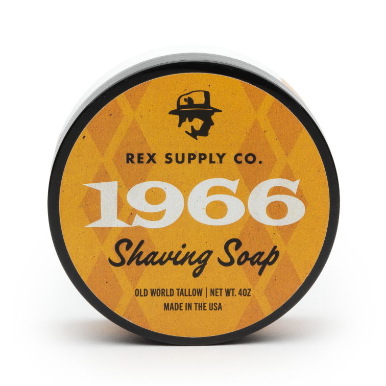 Rex Supply Co. Rex Supply Co. 1966 Old World Tallow Shaving Soap 4 Oz Shaving Soap