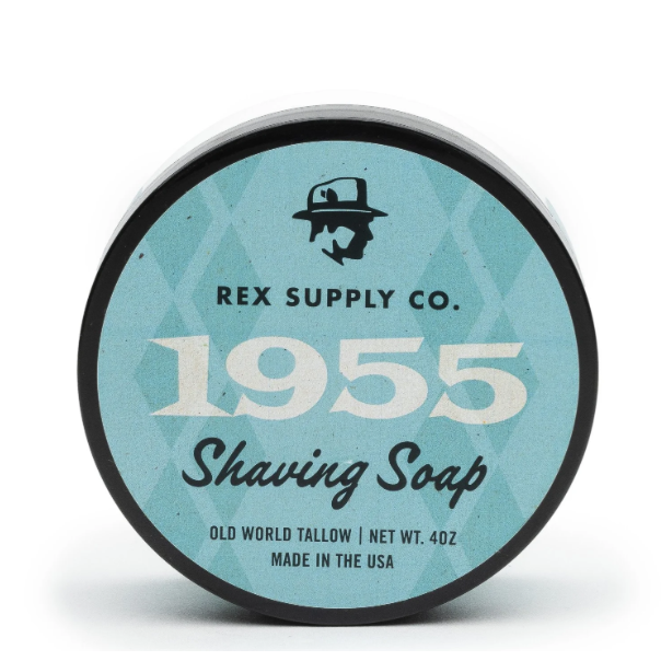 Rex Supply Co. Rex Supply Co. 1955 Old World Tallow Shaving Soap 4 Oz Shaving Soap