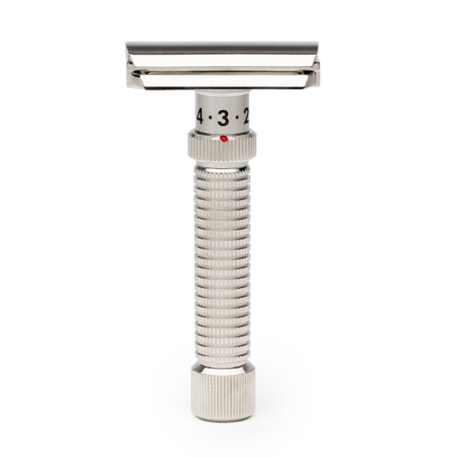 Rex Supply Co. Rex Supply Co. Ambassador Adjustable Stainless Steel DE Razor RSC-101 Razor White Smoke