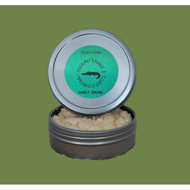 Swamp Shave & Soap Company Swamp Shave & Soap Company Sweet Smoke Shave Soap 4.2 Oz Shave Soap