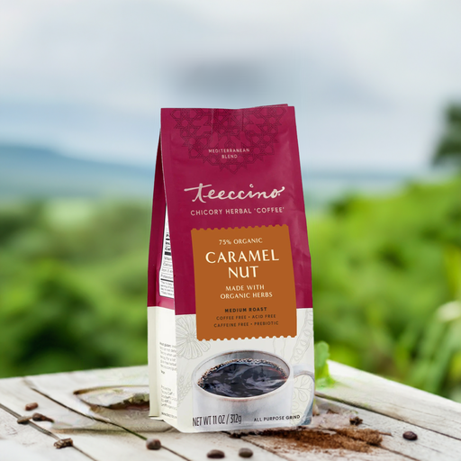 Teeccino Caramel Nut Chicory Herbal Coffee Herbal Coffee