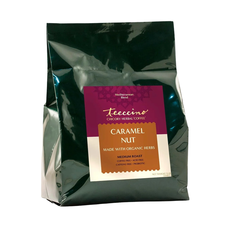 Teeccino Caramel Nut Chicory Herbal Coffee Herbal Coffee