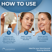 Cosmedica Skincare Hyaluronic Acid +Vitamin B5 Serum