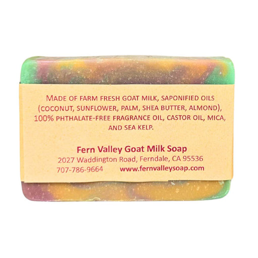 Fern Valley Soap Natural Goat Milk Soap | Caribbean Delight Detoxifying Sea Kelp Scrub Goat Milk Soap
